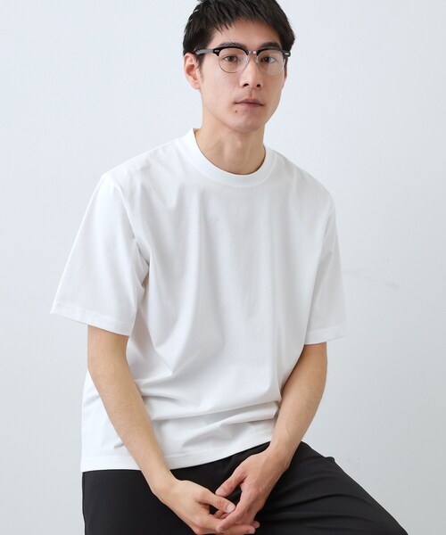 THE SHOP TK tシャツ 「ジャケットインにおすすめ」ビジネス半袖T