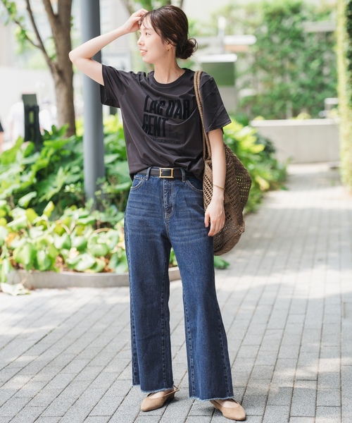「Spick \u0026 Span」 デニムパンツ 27 ブルー レディースの画像