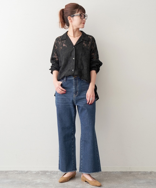 「Spick \u0026 Span」 デニムパンツ 27 ブルー レディースの画像