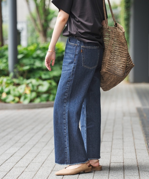 「Spick \u0026 Span」 デニムパンツ 27 ブルー レディースの画像