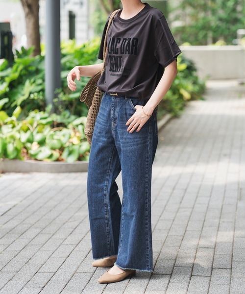 「Spick \u0026 Span」 デニムパンツ 27 ブルー レディースの画像