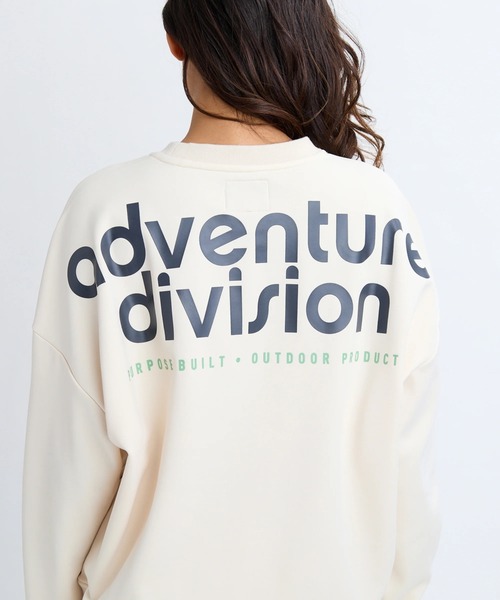 「BILLABONG」 スウェットカットソー LARGE アイボリー レディース_画像2