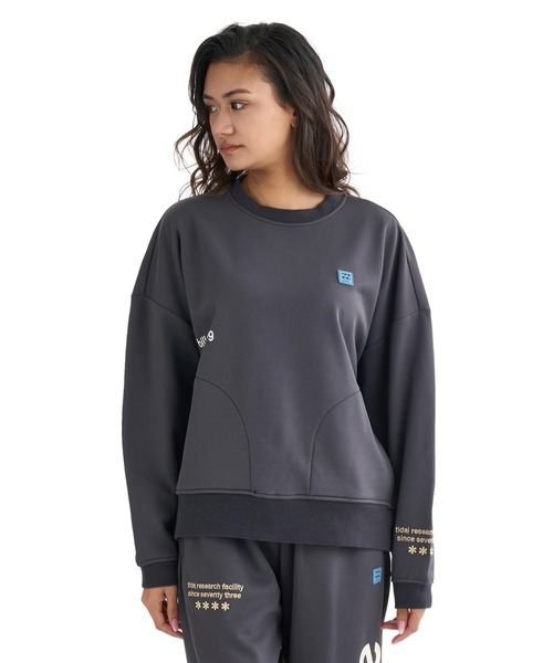 「BILLABONG」 スウェットカットソー LARGE アイボリー レディース_画像8