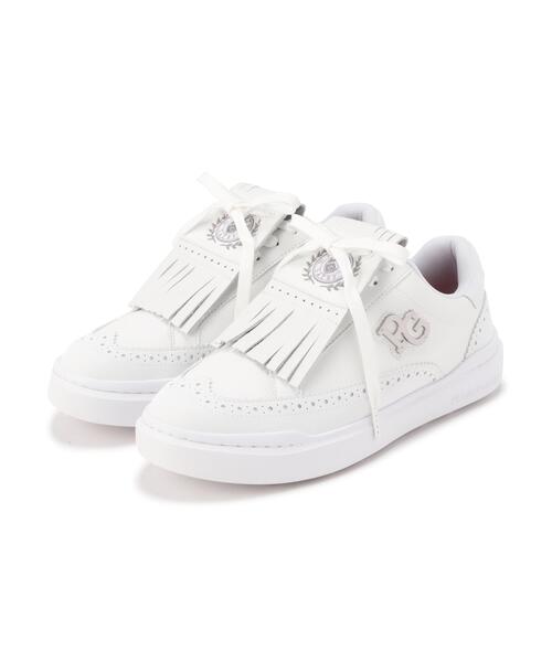 PEARLY GATES スパイクレスゴルフシューズ　24センチ PEARLY GATES☆スパイクレス ゴルフシューズ☆グレー系 (PEARLY GATES