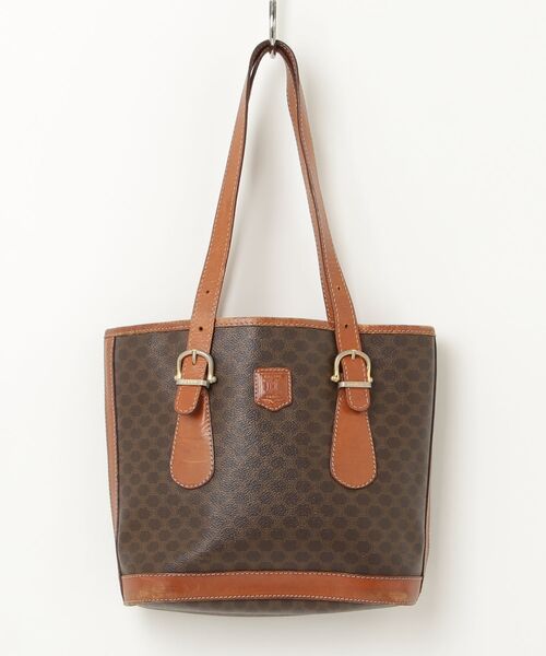CELINE（セリーヌ） マカダム柄 トートバッグ - ブラウン レディース