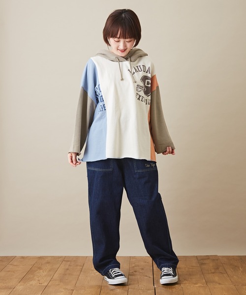 「CUBE SUGAR」 デニムパンツ M ライトブルー レディース_画像5