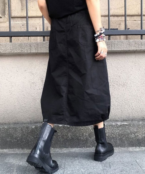 「SallyLunn」 ロングスカート X-LARGE ブラック レディース_画像7