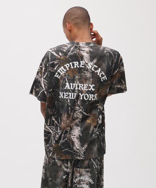 NOREMID BONE Tシャツ　リアルツリー AVIREX（アヴィレックス） tシャツ S/S T-SHIRT ”REAL TREE CAMO