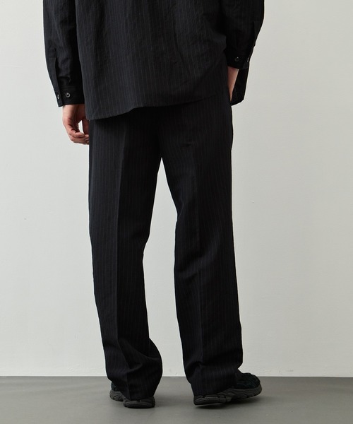 CITYスラックス（ブラック size1） CITY TOKYO スラックス 「CITY TOKYO」ウールリネンウェザ-イージー