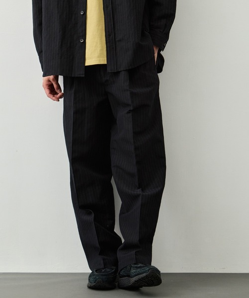 CITYスラックス（ブラック size1） CITY TOKYO スラックス 「CITY TOKYO」ウールリネンウェザ-イージー