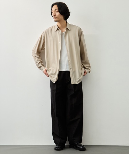 CITY TOKYO スラックス 「CITY TOKYO」ウールリネンウェザ-イージー