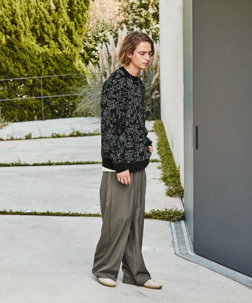 「EMMA CLOTHES」 長袖ニット M ブラック メンズ_画像5