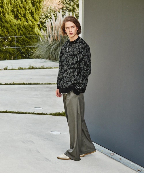 「EMMA CLOTHES」 長袖ニット M ブラック メンズ_画像7