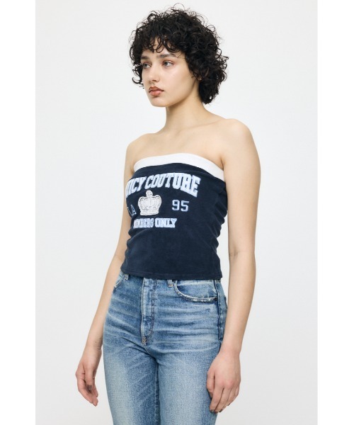 水色 ベアトップ・チューブトップ MOUSSY（マウジー） チューブトップ ベアトップ JC MEMBERS チューブ