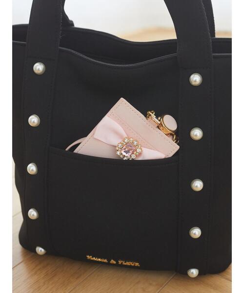 「Maison de FLEUR」 トートバッグ FREE ブラック レディース_画像6