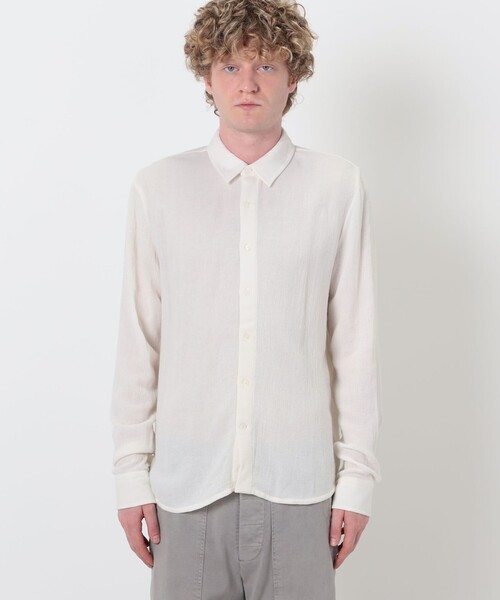 シャツ ビスコースウール シャツ MVIW3692 メンズの画像