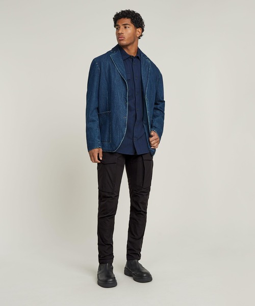 G-STAR RAW 「G-STAR」 カーゴパンツ 33/30 ダークブラック メンズ 