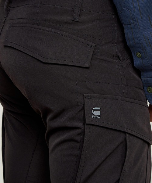G-STAR RAW 「G-STAR」 カーゴパンツ 33/30 ダークブラック メンズ 