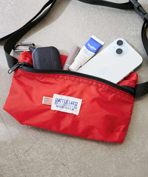 ショルダーバッグ バッグ 「追加」BATTLE LAKE 別注RIP STOP NYLON ウエストBAG レディースの画像