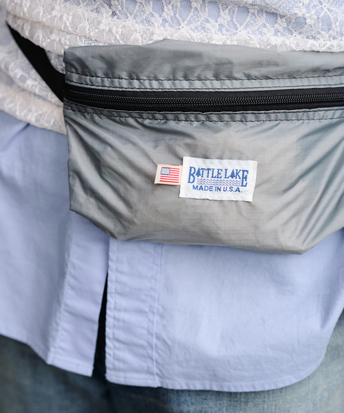 ショルダーバッグ バッグ 「追加」BATTLE LAKE 別注RIP STOP NYLON ウエストBAG レディースの画像