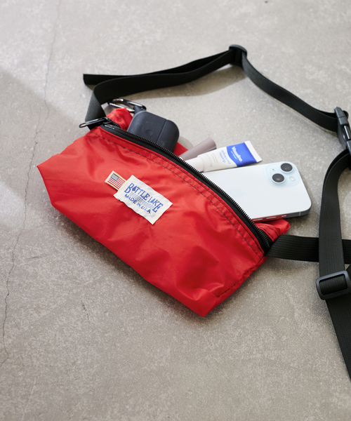 ショルダーバッグ バッグ 「追加」BATTLE LAKE 別注RIP STOP NYLON ウエストBAG レディースの画像