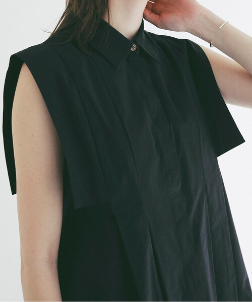 ブラウス シャツ CLANE/クラネ SQUARE SLEEVE SHIRTS/スクエアスリーブシャツ レディースの画像
