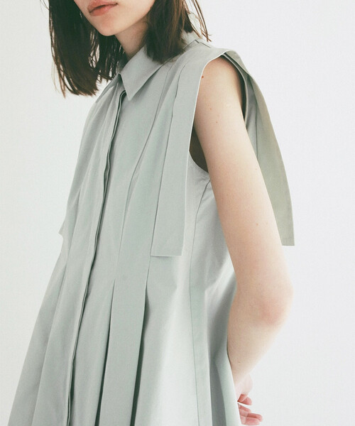 ブラウス シャツ CLANE/クラネ SQUARE SLEEVE SHIRTS/スクエアスリーブシャツ レディースの画像