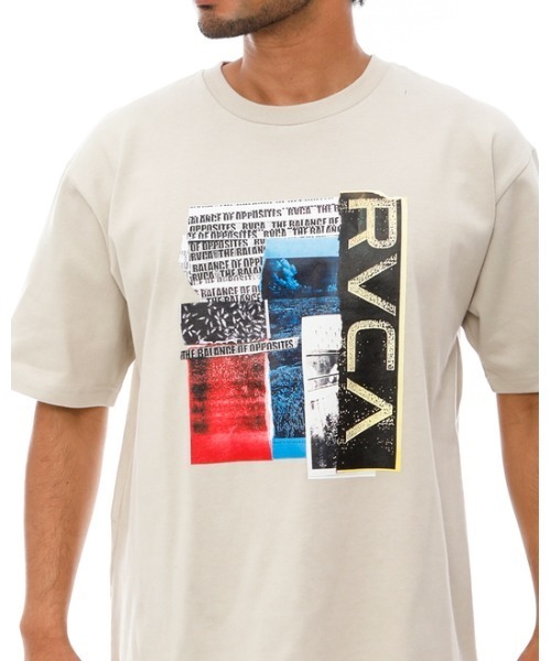 「RVCA」 半袖Tシャツ X-LARGE ホワイト メンズ_画像3