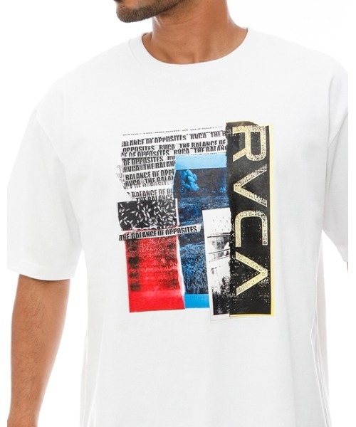 「RVCA」 半袖Tシャツ X-LARGE ホワイト メンズ_画像4