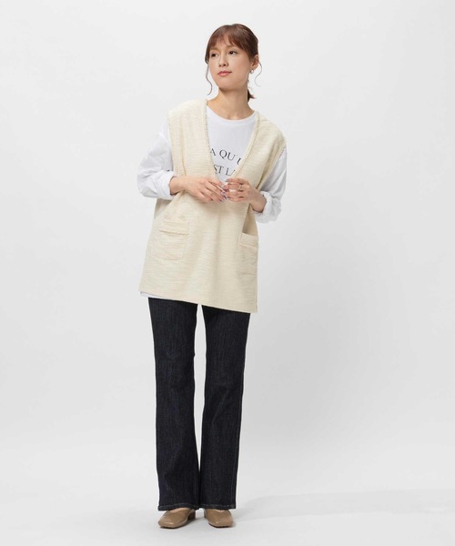 「Sweet Camel」 デニムパンツ SS ノンウォッシュ レディース_画像4