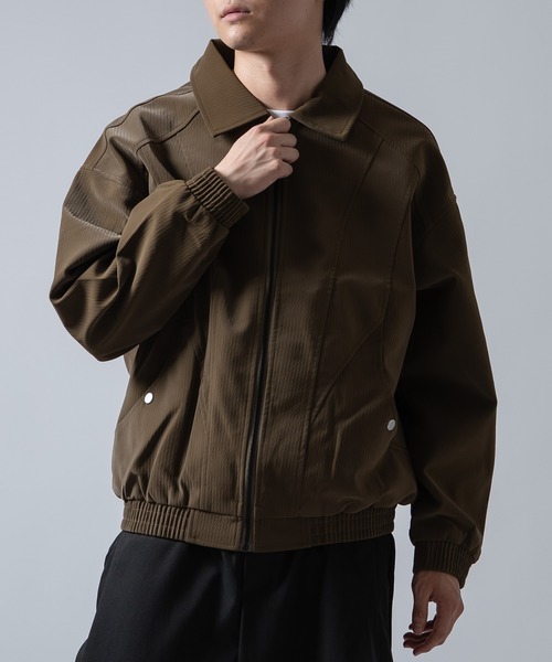 Y's for men ジップアップブルゾン ブラウン 革ジャン ライダース ジップアップ ブルゾン メンズ : ZOZOTOWN Yahoo