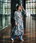 アンティカ antiqua ワンピース 花柄 ...の詳細画像5