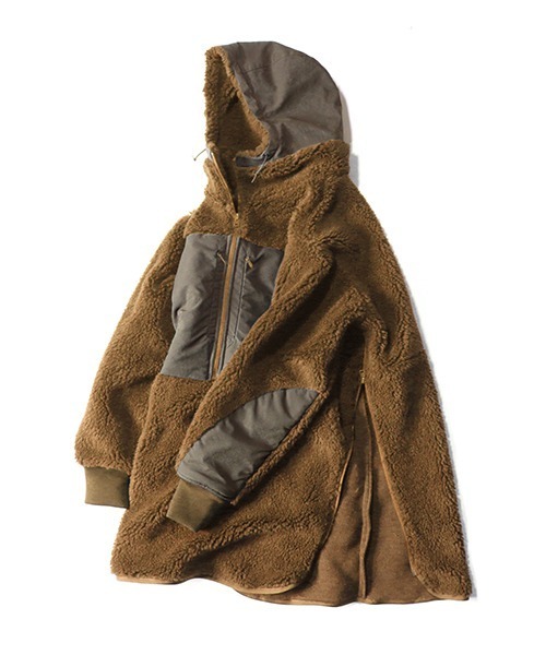 コート アウター WHITE BUFFALO LIGHT BOA HOODY LONG レディース メンズ