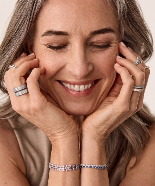 PANDORA（パンドラ） ブレスレット スパークリング スライダー テニス