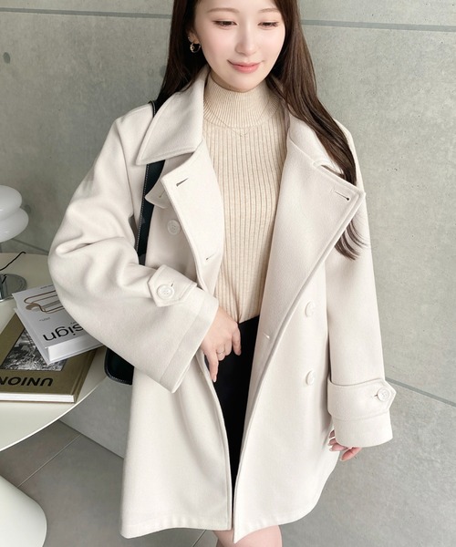 moment+ トレンチコート コート 「累計販売枚数2万枚突破！」ニット