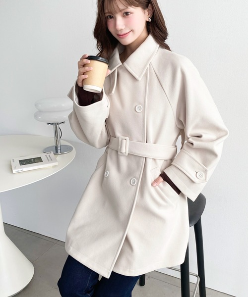 moment+ トレンチコート コート 「累計販売枚数2万枚突破！」2WAY