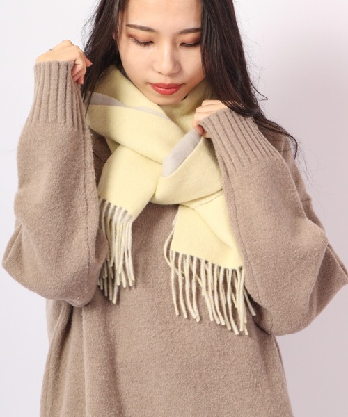 FUNALIVE（ファンアライブ） マフラー CASHMERE MUSEUM 手洗いできる