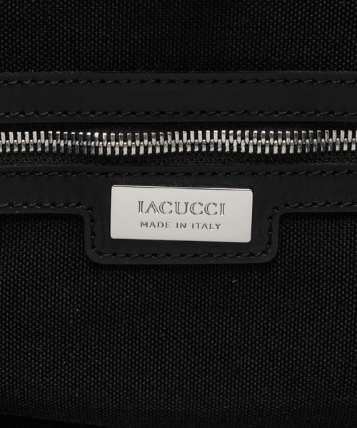 【美品】IACUCCI ソルベット ビアッジョ M キャンバス　トートバッグ　黒 IACUCCI ソルベット ビアッジョ M キャンバス トートバッグ 黒