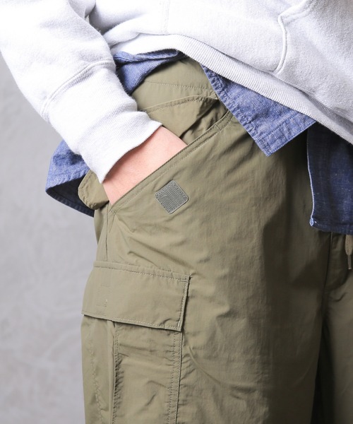 HOUSTON 新品タグ付 NYLON M-65 PANTS BK L セール】HOUSTON ヒューストン NYLON UK TECHNO PANTS ナイロン