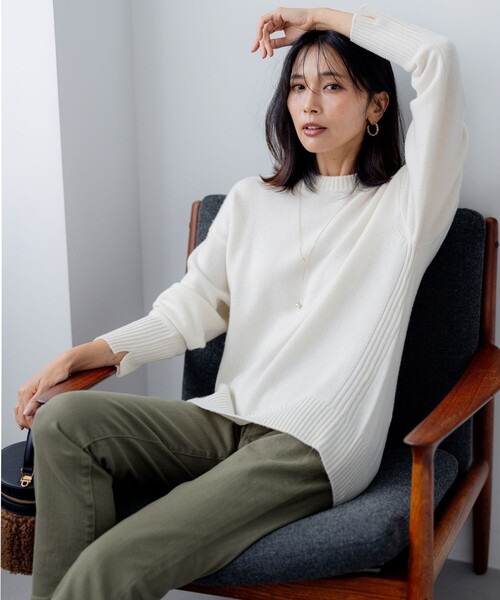 23区 ニット セーター 「滝沢眞規子さん着用/洗える」ウール