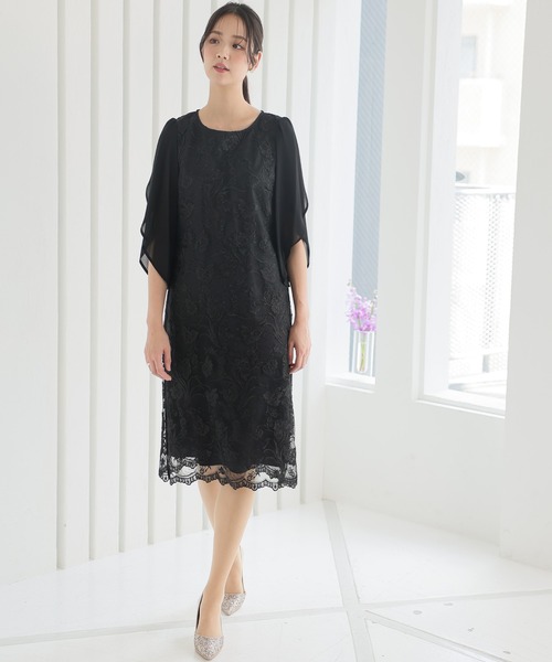 PourVous（プールヴー） ドレス Iライン パーティードレス 大きい