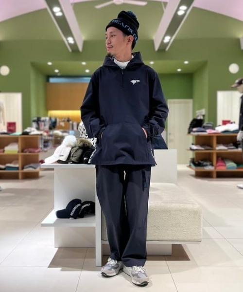 パーカー BEAMS GOLF ORANGE LABEL / サイドテープ アノラック