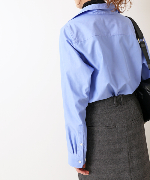 Spick＆Span シャツ ブラウス クリアコットンスタンダードシャツ