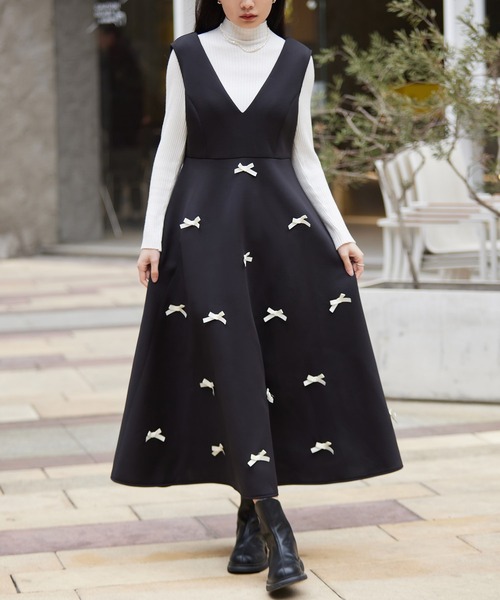 MAISON DE THERESE（メゾン ド テレーズ） ワンピース Vネック