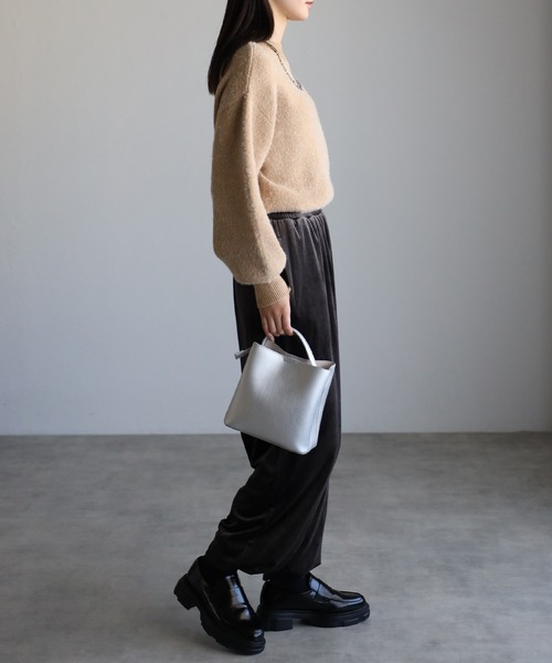sakishimatokyo ニット セーター ミンク風フェザーニットTOPS