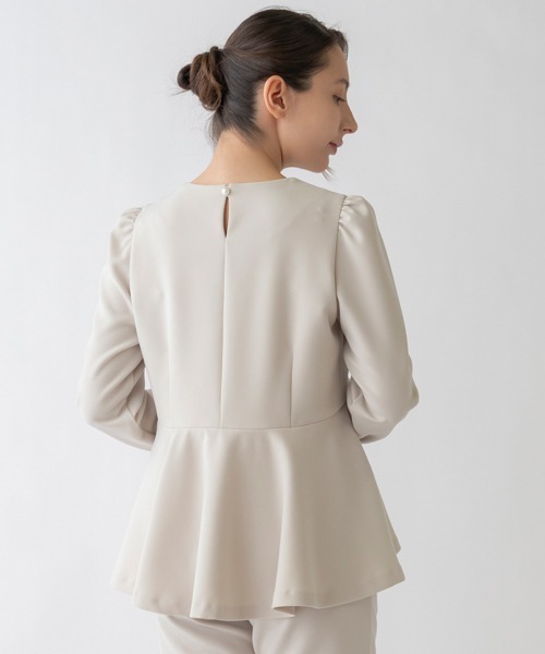 Sono（ソーノ） ブラウス シャツ 「SONO NAVY」「MUMMUMダブルクロス