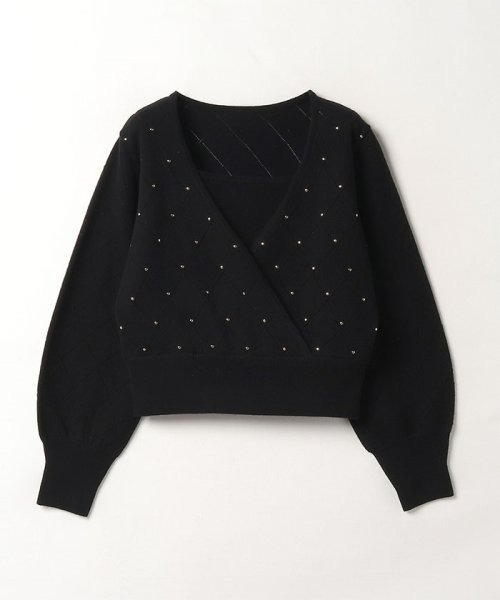 ニット セーター 「LOULOU WILLOUGHBY」レイヤードカシュクールプルオーバー レディース LOULOU WILLOUGHBY ニット セーター 「LOULOU WILLOUGHBY