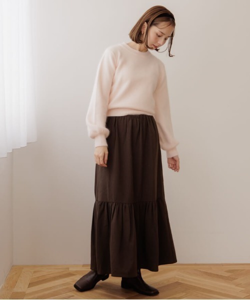 ニット セーター ハピネスアンゴラニット レディース flower（ファッション） ニット セーター ハピネスアンゴラ