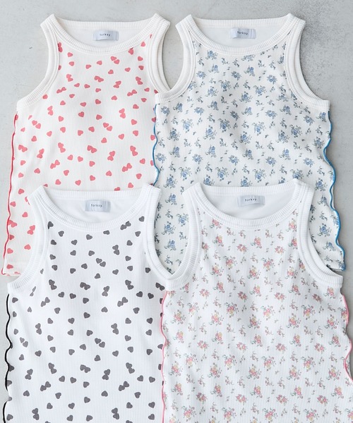 forksy.（フォルクシー） タンクトップ ノースリーブ 「forksy