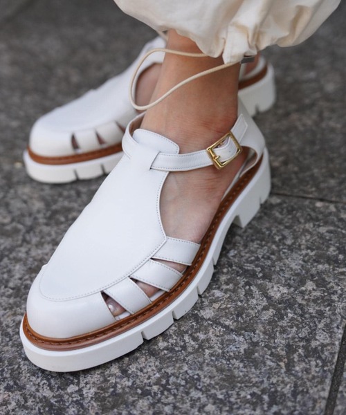 CORSO ROMA,9 サンダル ROMA 9 (コルソローマ) ベルトサンダル
